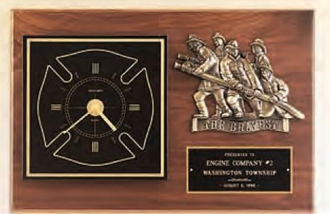 Plaque with Clock